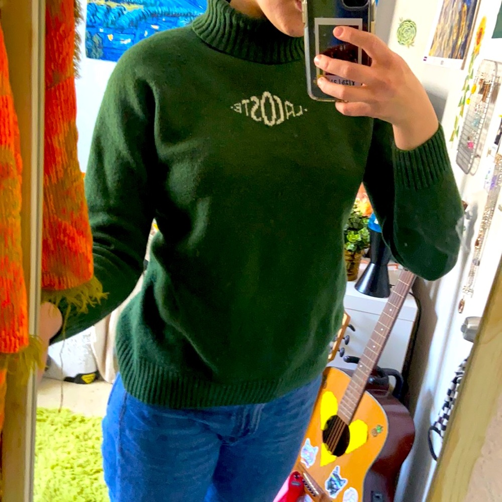 Lacoste vintage sweater | green
